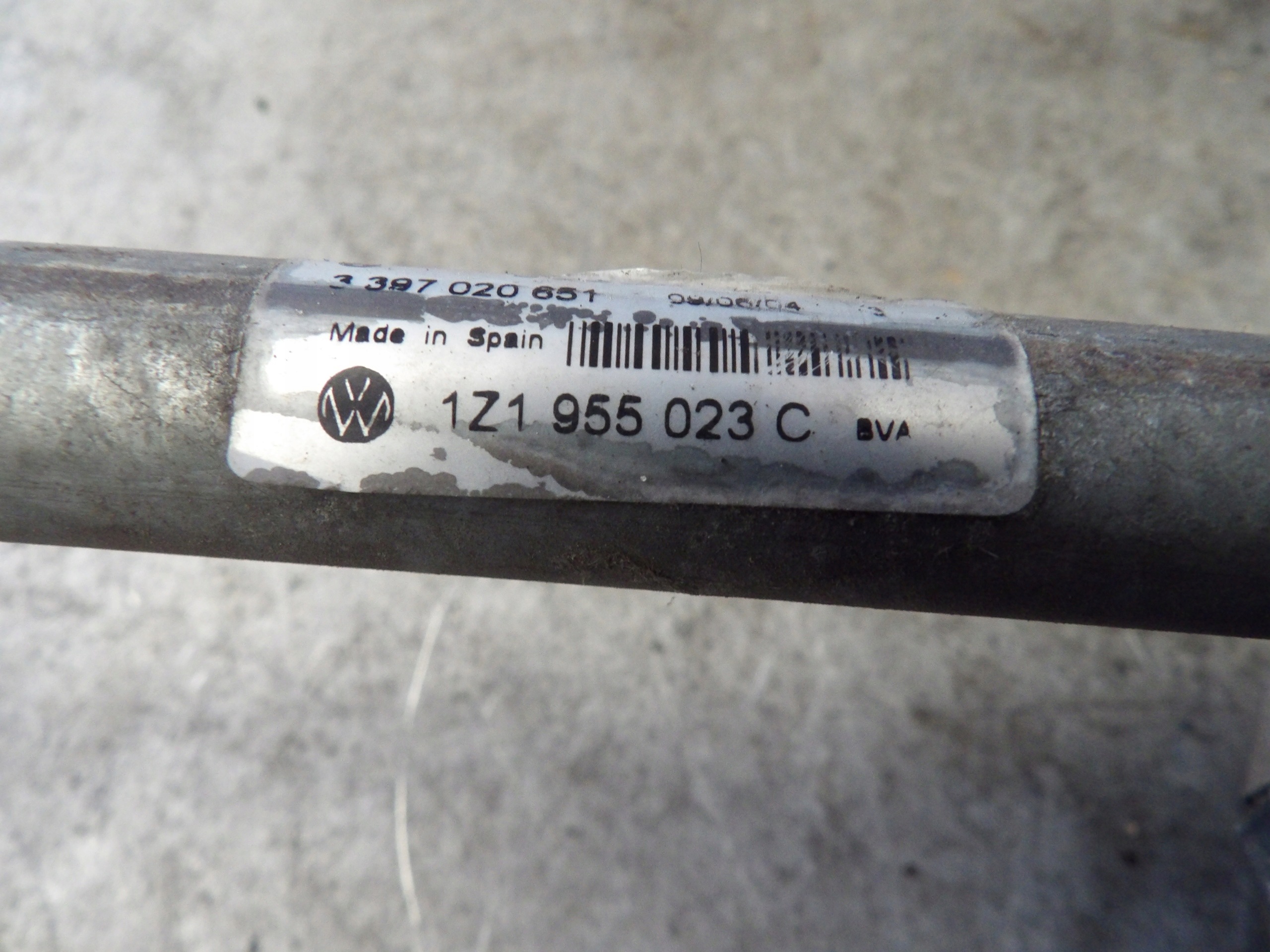 Skoda Octavia II wiper mechanism front