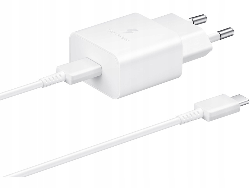 

Biała Ładowarka sieciowa Samsung 15W Usb C
