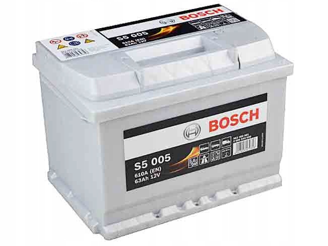 005 - Акумулятор BOSCH S5 63 AH 610A S5005