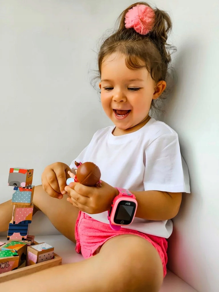 PREZENT DLA DZIECKA Smartwatch KiDiZ One różowy GPS ROZMOWY PRZYCISK SOS Rodzaj smartwatch