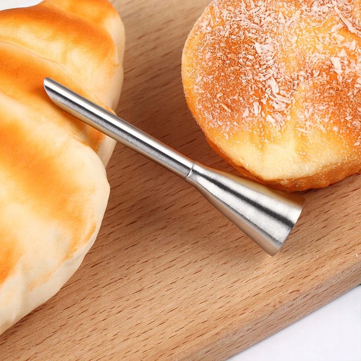 SZPRYCA TYLKA IGLA DO PĄCZKÓW CIAST RUREK MUFFINEK ZESTAW DUŻA + MAŁA #64 Kolor dominujący srebrny