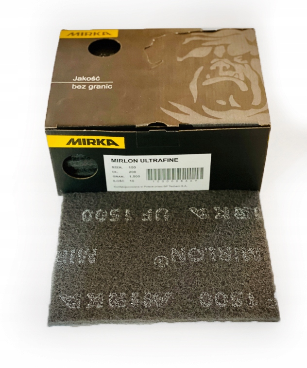 Włóknina ścierna MIRKA Mirlon Ultra Fine Szara P1500