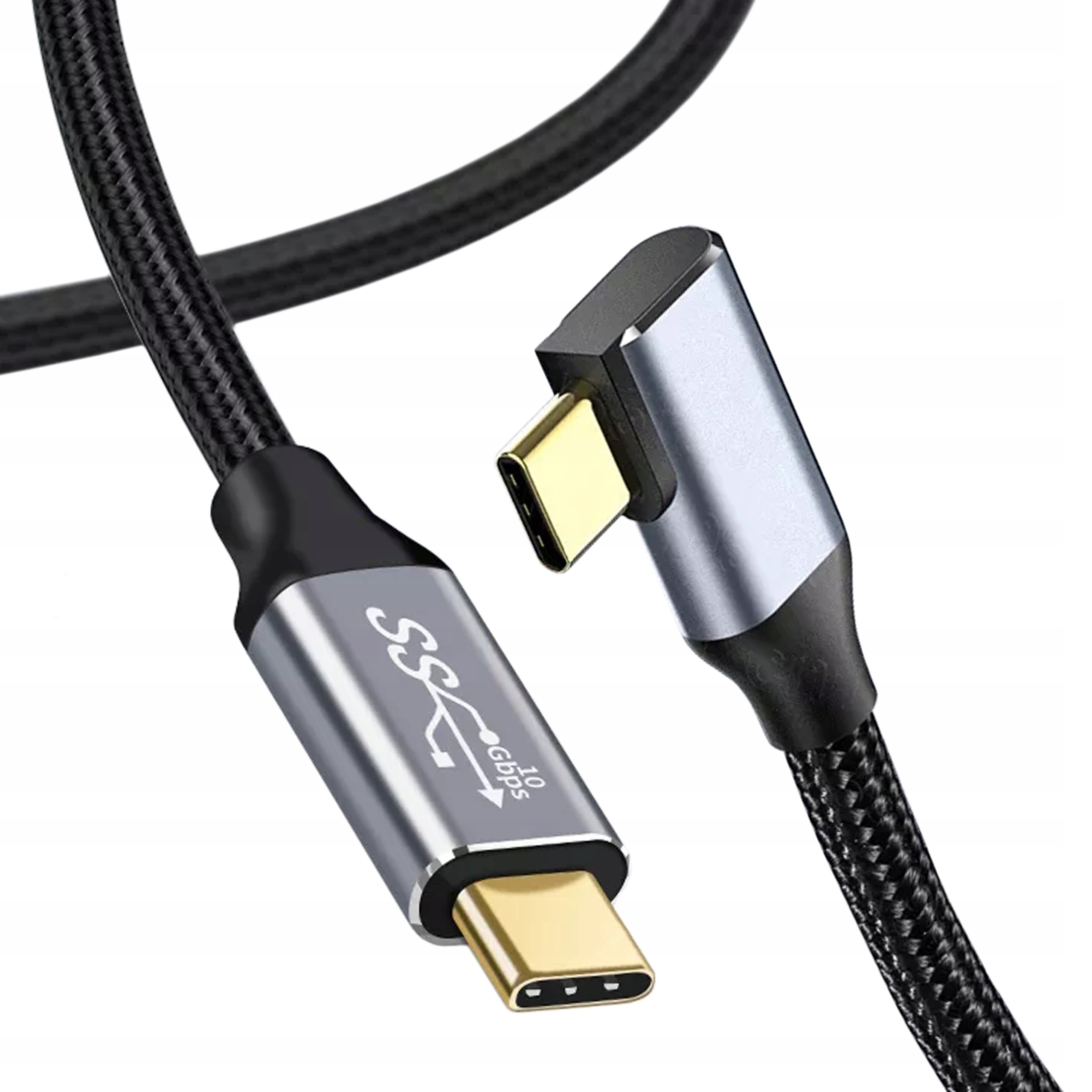 KABEL PRZEWÓD USB-C DO USB-C 3.1 KĄTOWY FAST CHARGE WIREWAY WW331320 2m Kod producenta WW331320