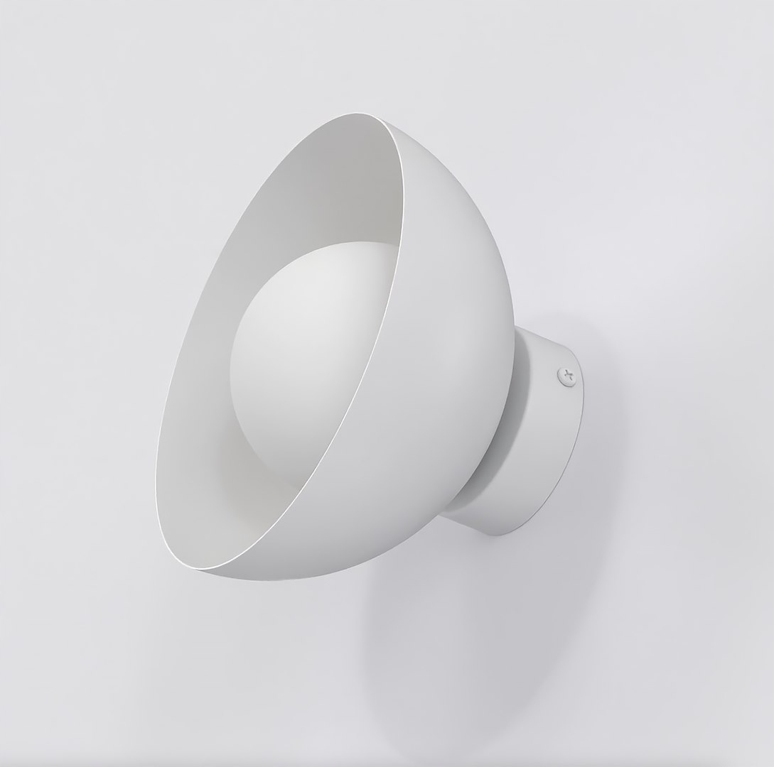 Nástěnná lampa Bibi K1 v šedé barvě – minimalistický design