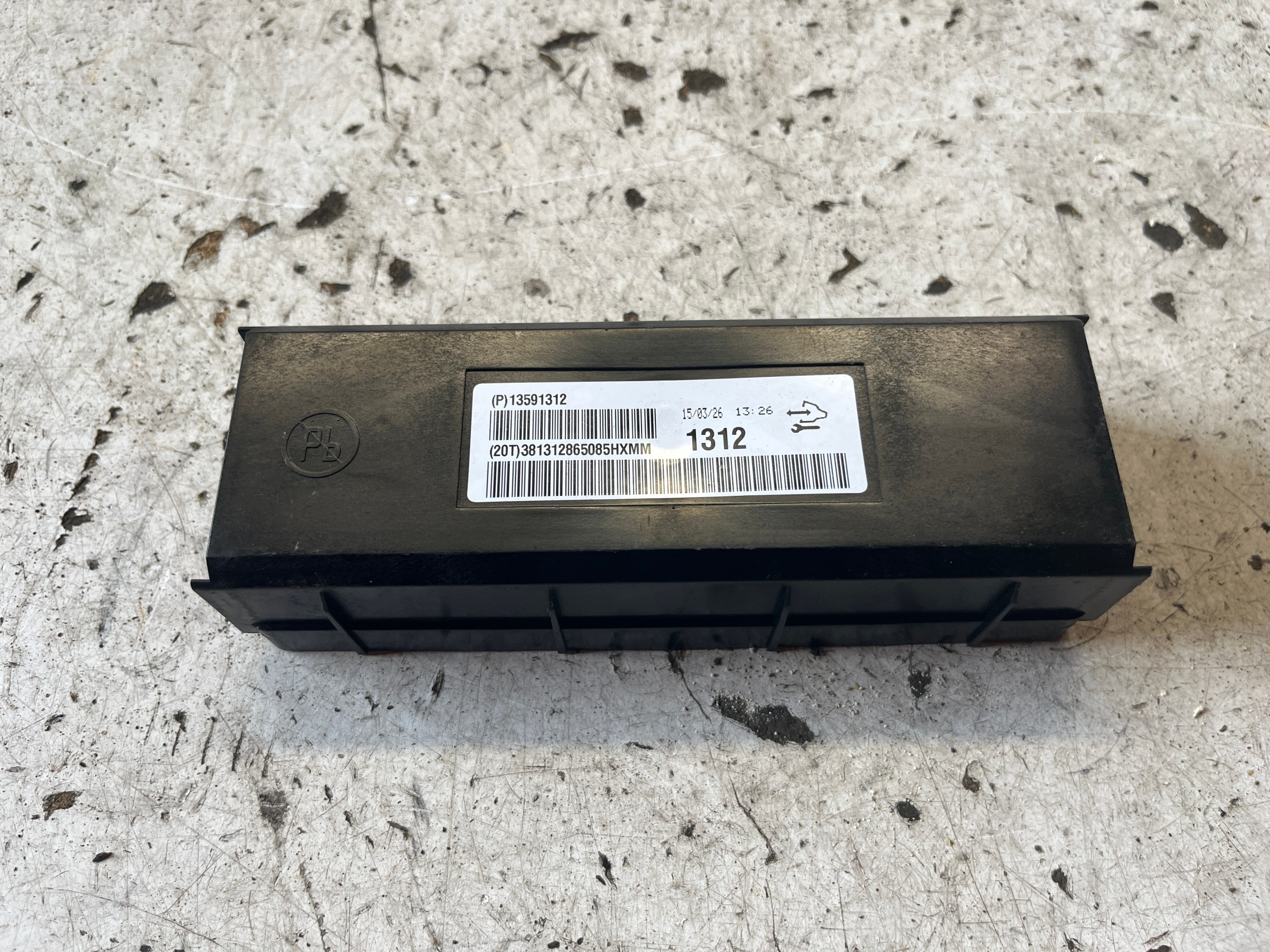 OPEL CORSA E module control unit of the air conditioning 13591312