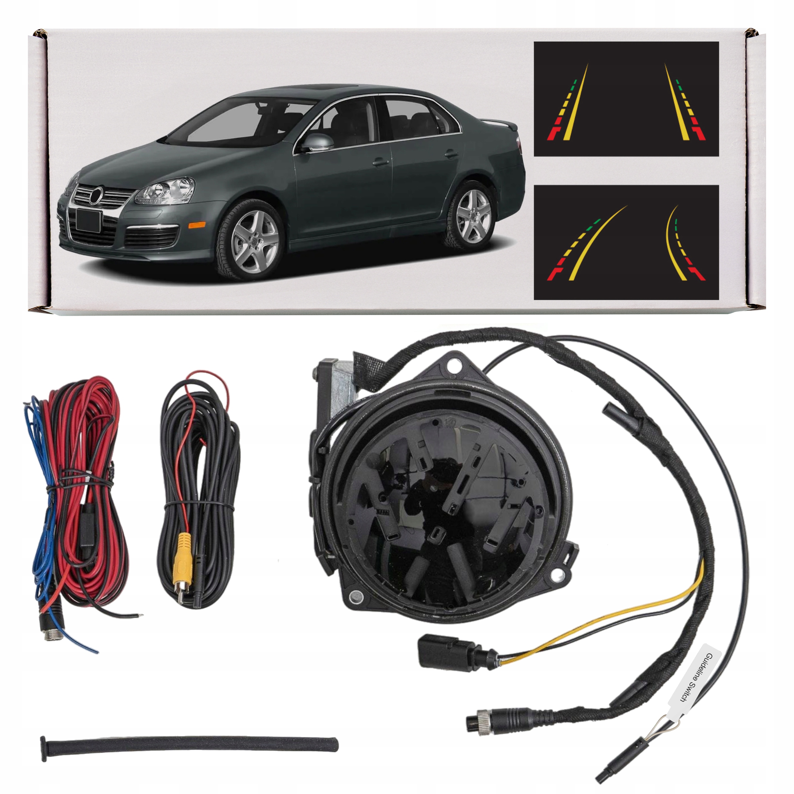 Vw Jetta V 2005-2010 Cúvacia Kamera V Kľučke Zadných Dverí 5G0827469F