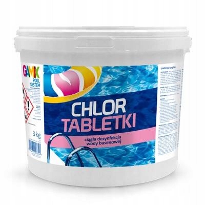 

Tabletki Chlor Do Basenu Chemia Basenowa 5kg 200g