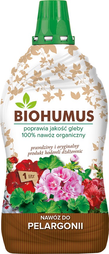 

Biohumus Nawóz Naturalny Do Pelargonii 1L Agrecol