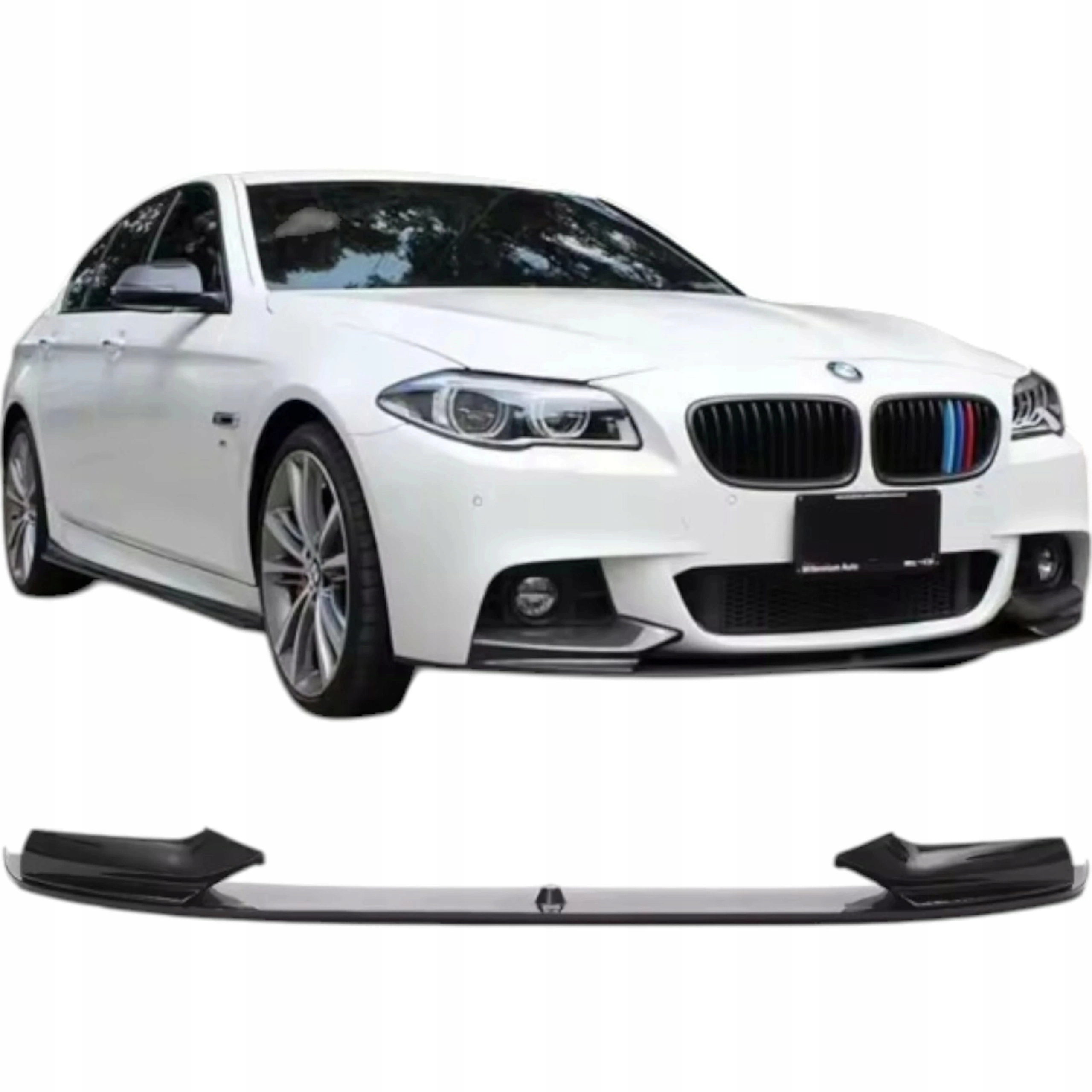 Bmw 5 F10 11-16 Spoiler Letka M Balíček Přední Spoiler Nárazníku Nástavec