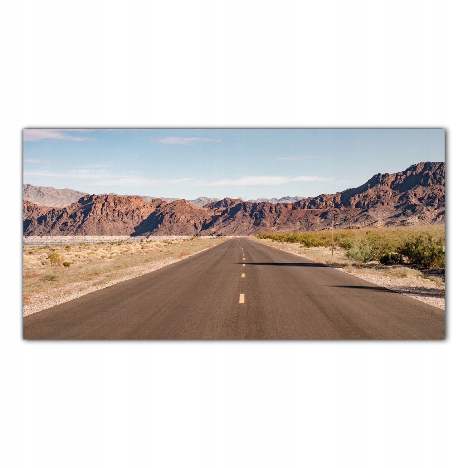 

Hartowany Obraz Szklany Droga Pustynia Góry 140x70