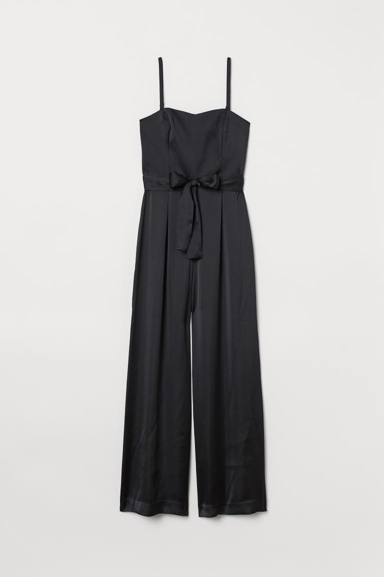

satynowy kombinezon trend H&m 36 S N37