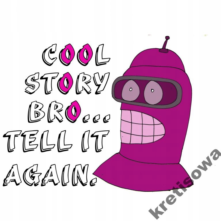

Męska Koszulka Cool Story Bro Wzory Hit c3a
