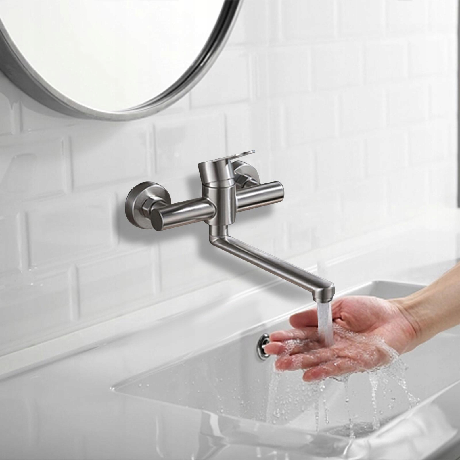 Bateria kuchenna z długą wylewką Bateria kuchenna Producent części inny