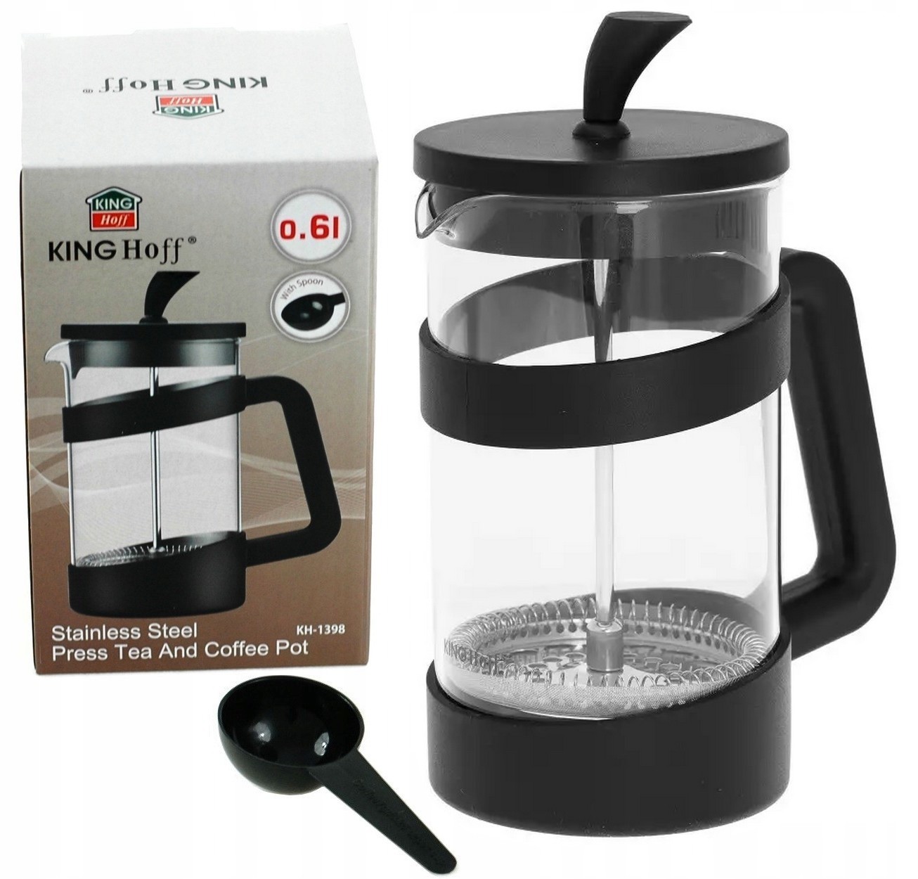 

Zaparzacz Tłokowy Kawy Herbaty Ziół Dzbanek 600ml