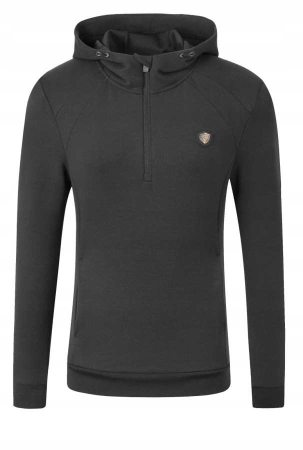 Mikina Covalliero 26SS černá XL s kapucí