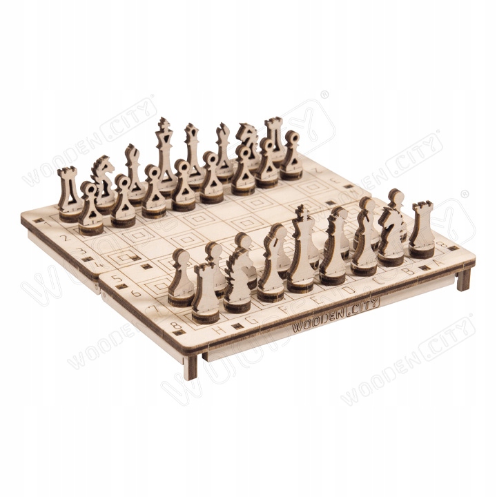 

Wooden City Szachy Warcaby 2w1Gra Planszowa Puzzle