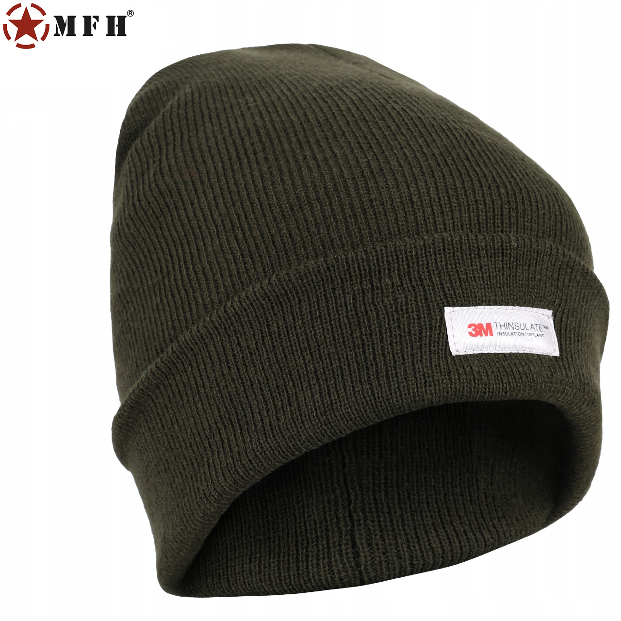 MFH CZAPKA ZIMOWA 3M Thinsulate DWUWARSTWOWA OLIVE Marka MFH