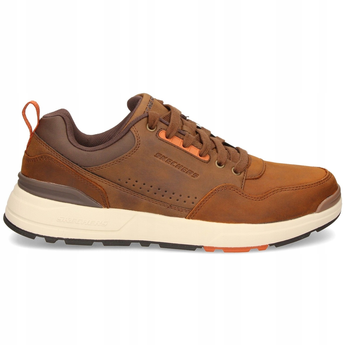 Pánské Boty Skechers přírodní kůže nubuk Hnědé ležérní R 45,5