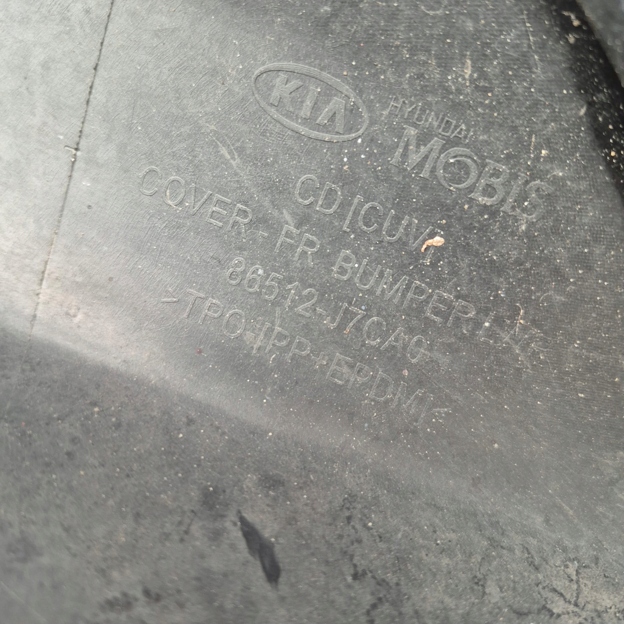 KIA X-CEED XCEED 19- SPOILER doplněk nárazníku předek předního 86512-J7CA0