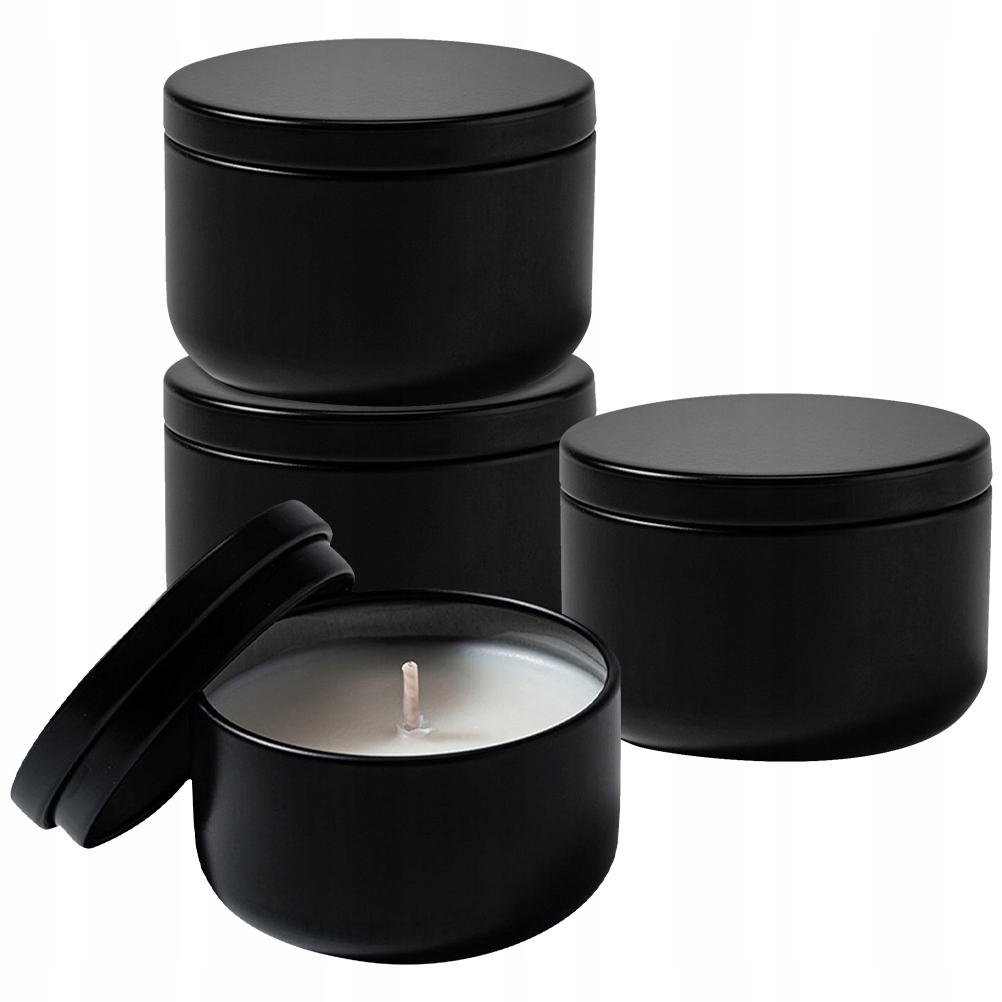 4 SZT. ŚWIECE ZAPACHOWE W PUSZCE MAŁE ŚWIECE W BLASZANIU Liczba elementów w zestawie 0 szt.