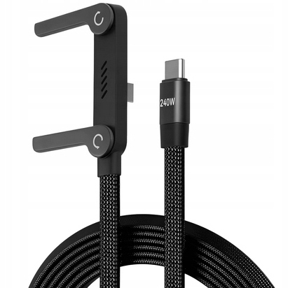 Kabel Usb-c 240W Stojak Kątowy Podstawka na telefon Szybkie ładowanie 1.5m
