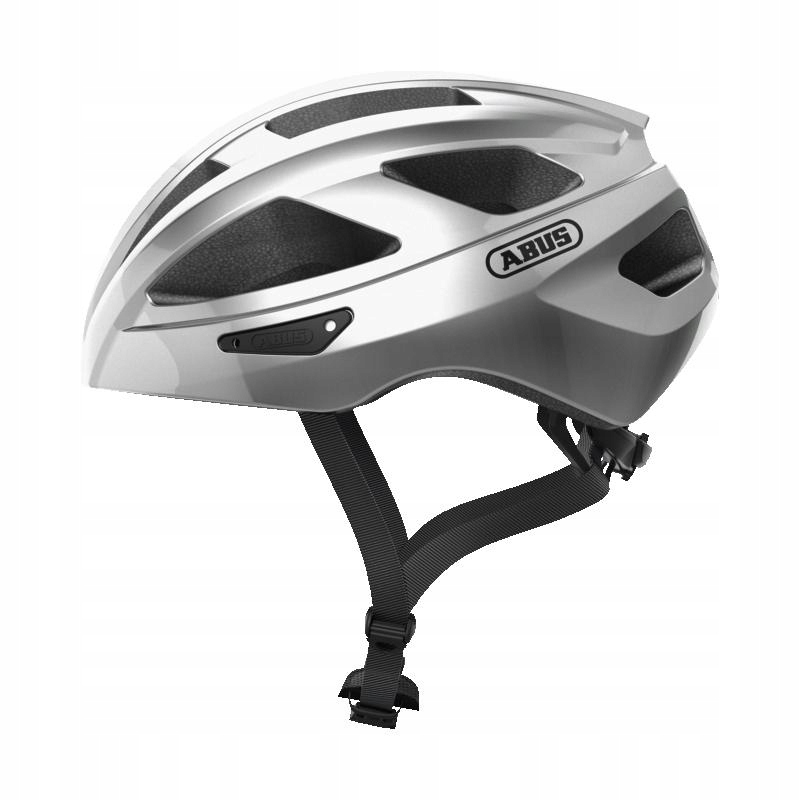 Abus Přilba Macator stříbrná odlesk L (58-62 cm)