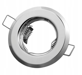 Oprawa okrągła stała tłoczona LED CHROM GU10, MR16