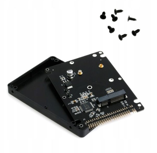Adapter PATA ATA IDE 44pin mSATA 2,5" HDD SSD Prąd wyjściowy 2000 mA