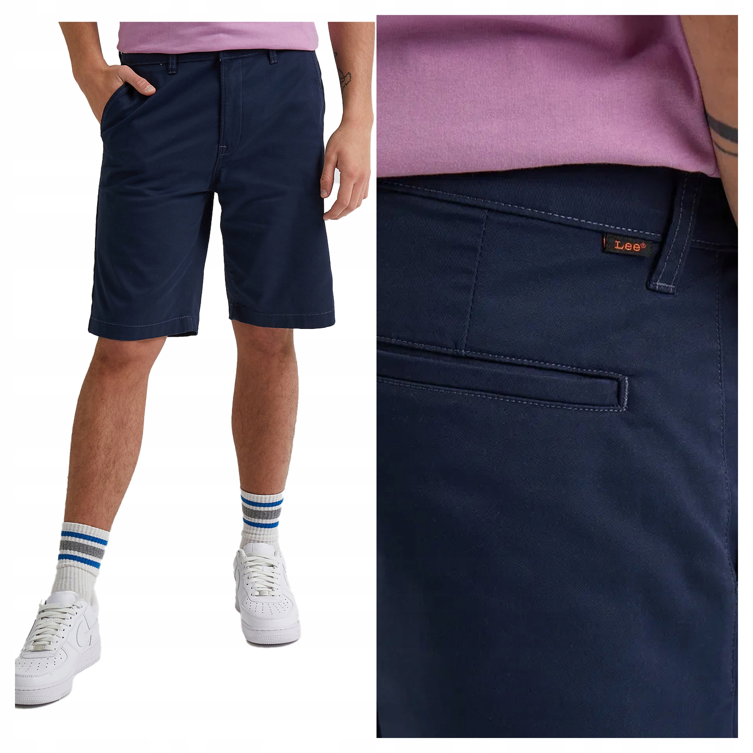 Lee Regular Chino Short W31 Pánské látkové šortky