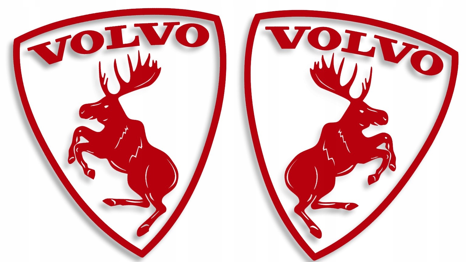

Komplet Łoś Volvo Hd lewy i prawy czerwony