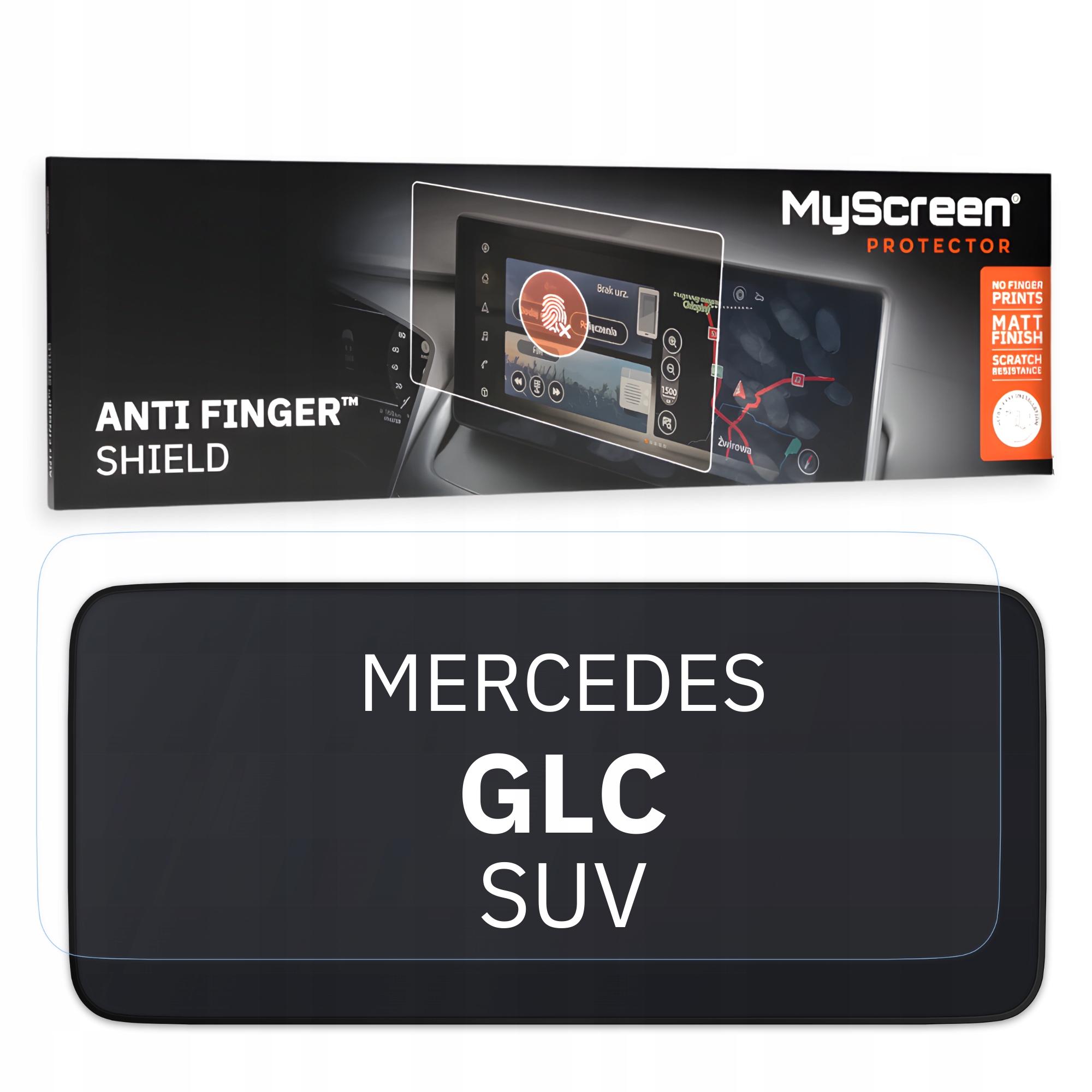 Matná fólie pro Mercedes Glc Suv 2019 2022 MyScreen
