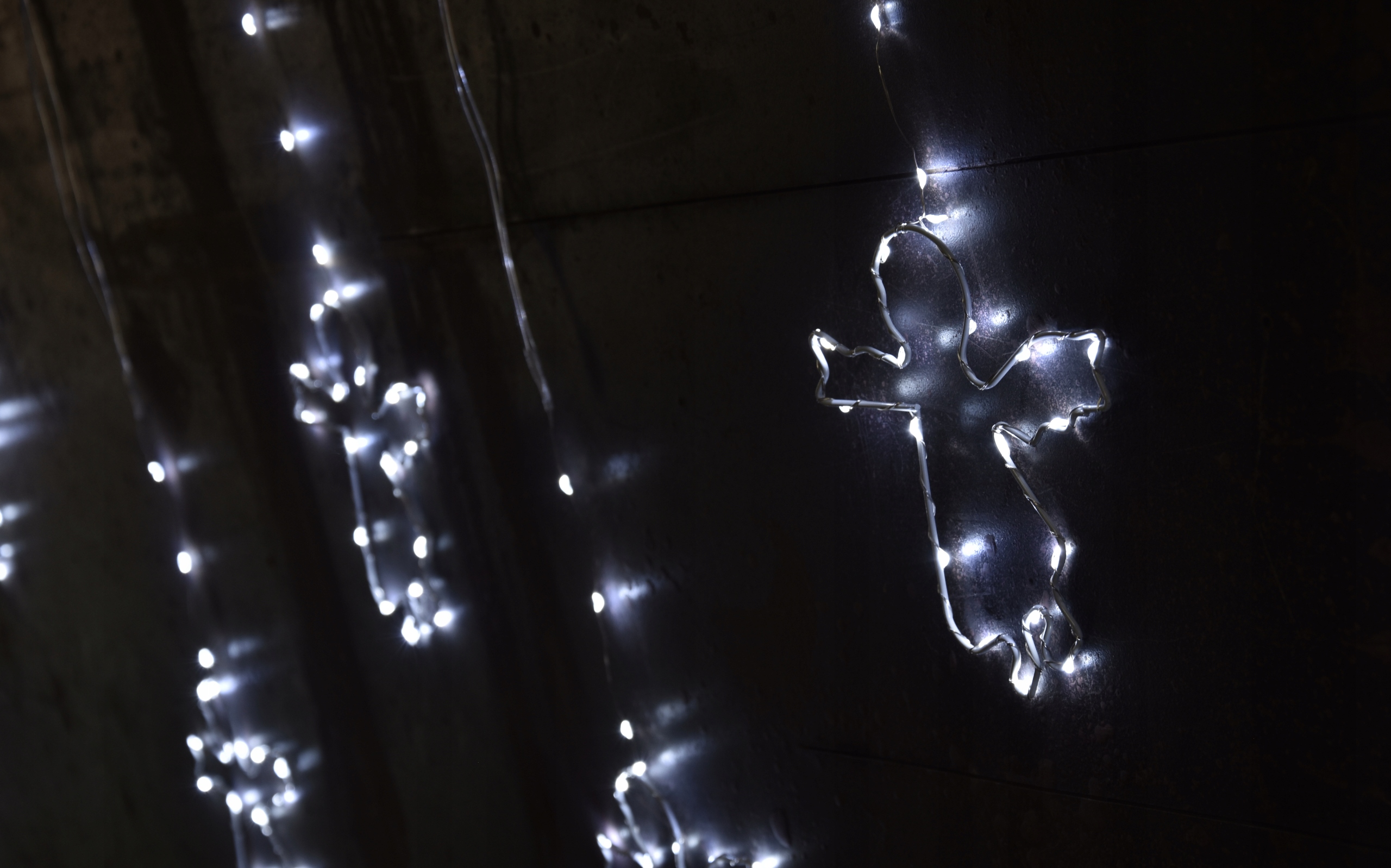 Vánoční Osvětlení Na Stromeček 160 Andělé Bílá Studená