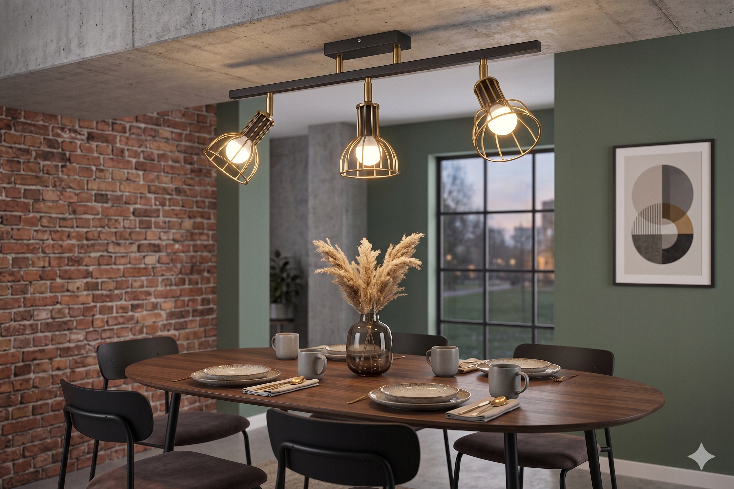 Euro-Lampová stropná lampa Bobi 3 zlatá 3X60W Výrobca