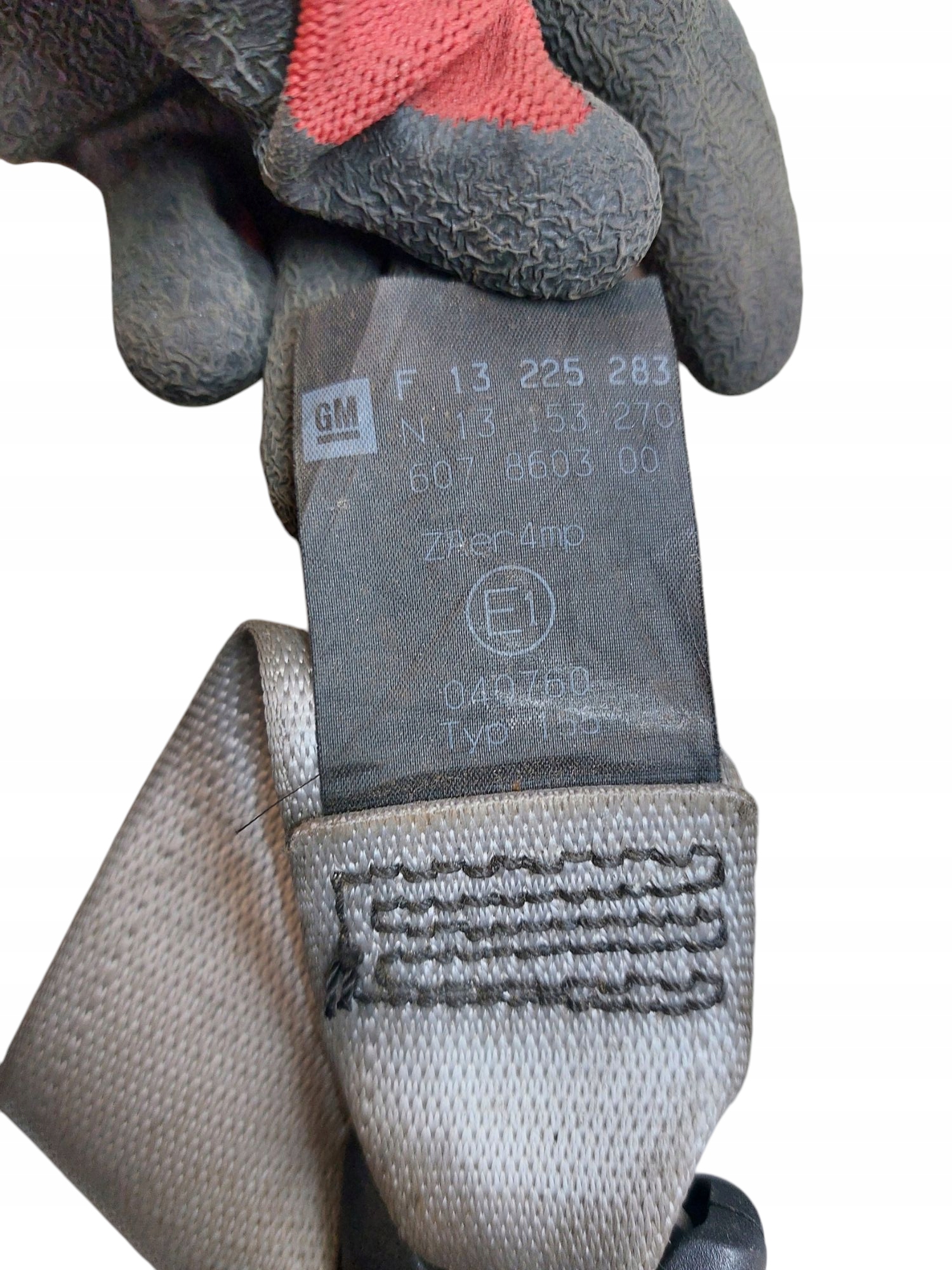 tension belt safety right front OPEL CORSA D 13225283