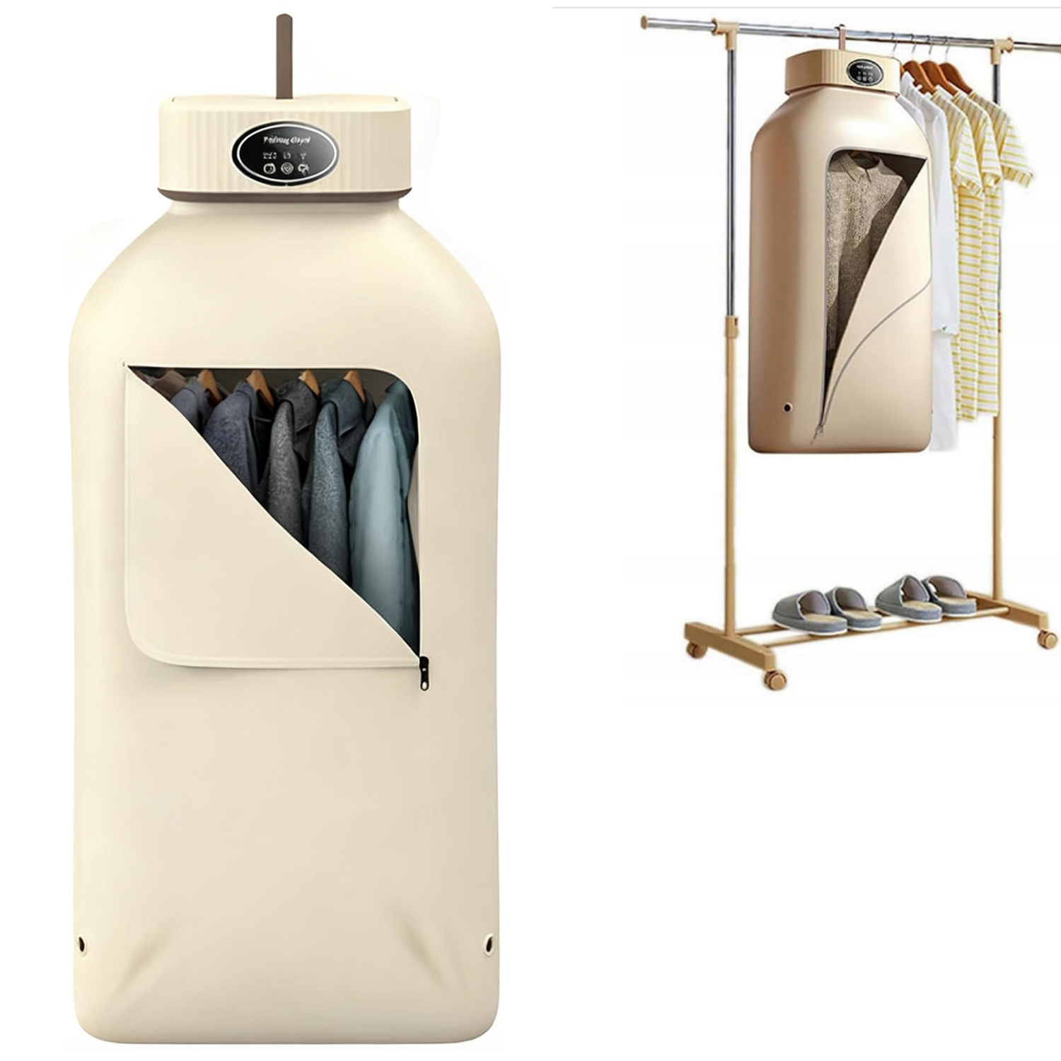 Elektrická Sušák Prádla, Cestovní Napařovač, 600 W, Časovač