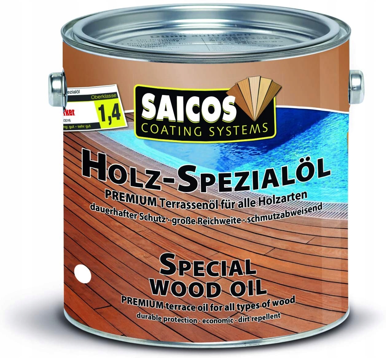 

Saicos Specjalny Olej do tarasów 0123 Szary 2,5L