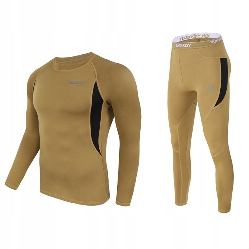 Termoaktivní Spodní Prádlo Khaki Coyote 3XL