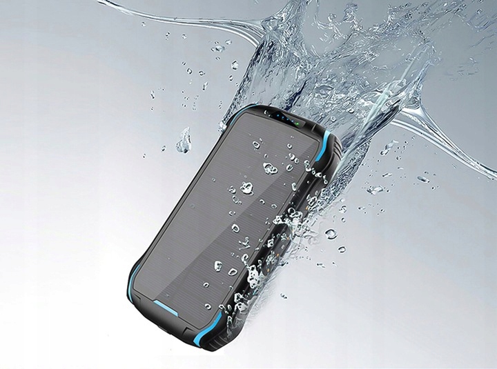 POWRBANK SOLARNY Z ŁADOWANIEM INDUKCYJNYM 33500mAh Napięcie 5 V