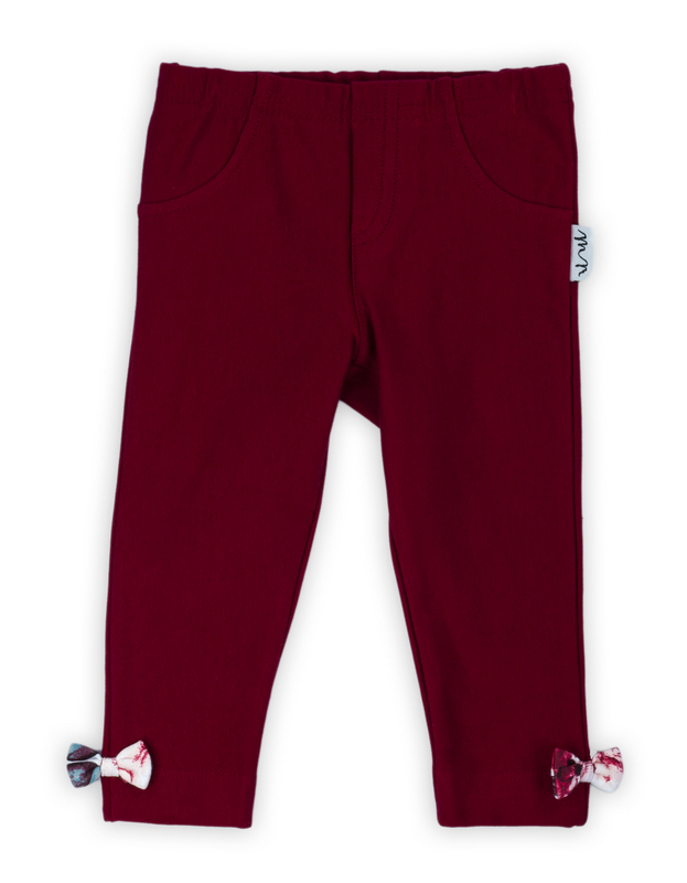 

Legginsy Ocieplane z kokardami 98 z meszkiem