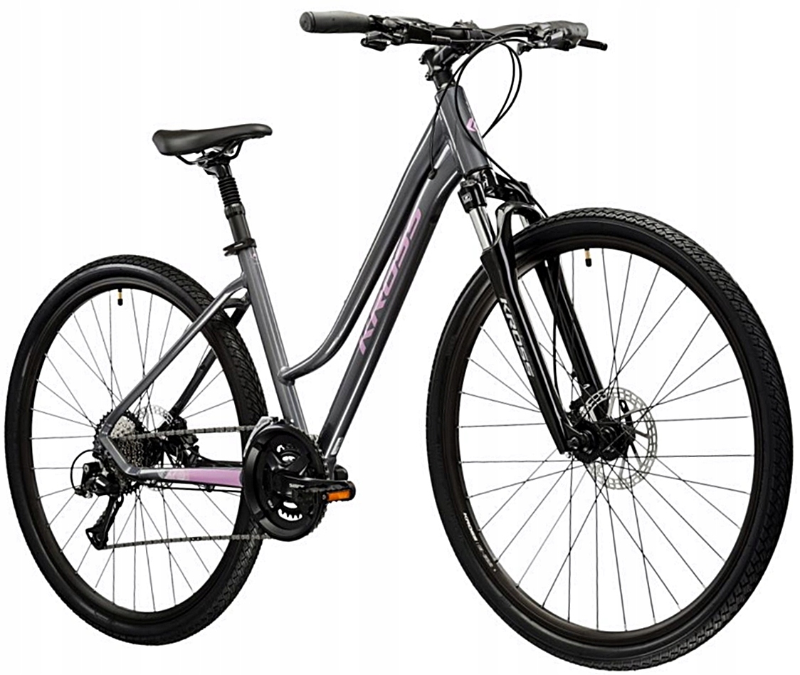 Rower Kross Evado 4.0 rama 19 cali koło 28 " szary crossowy 2025