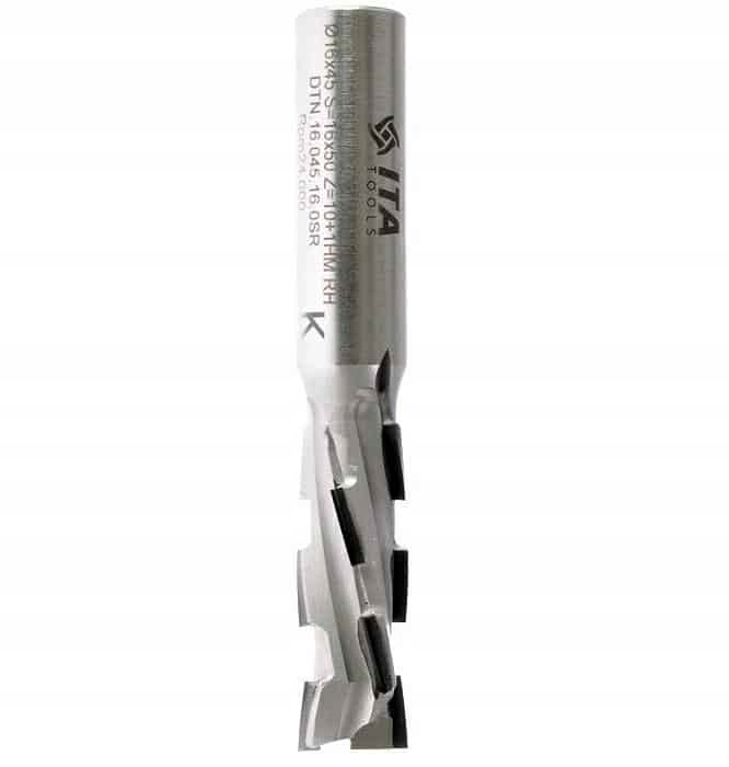 Frez diamentowy palcowy do płyt mdf drewna Z2+1 16x45mm Cmt