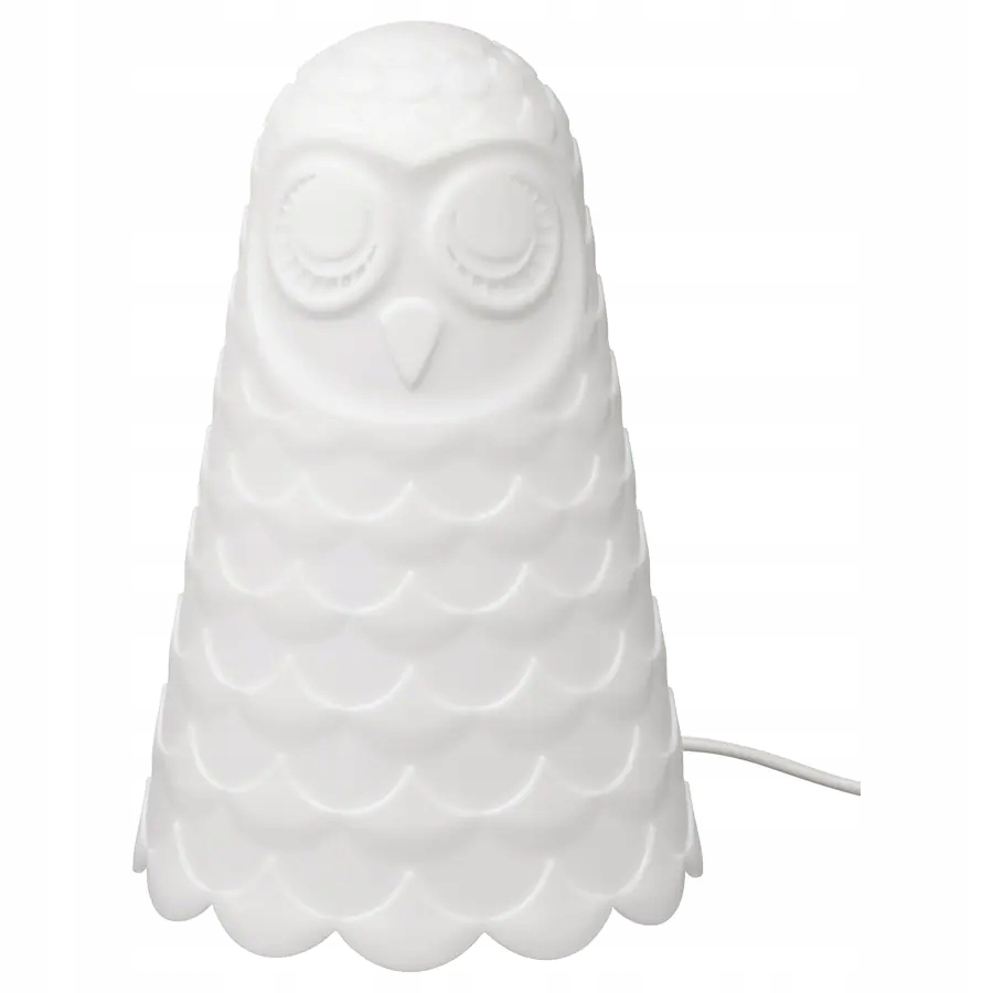 

Ikea Solbo Lampa stołowa Led biały/sowa 23 cm