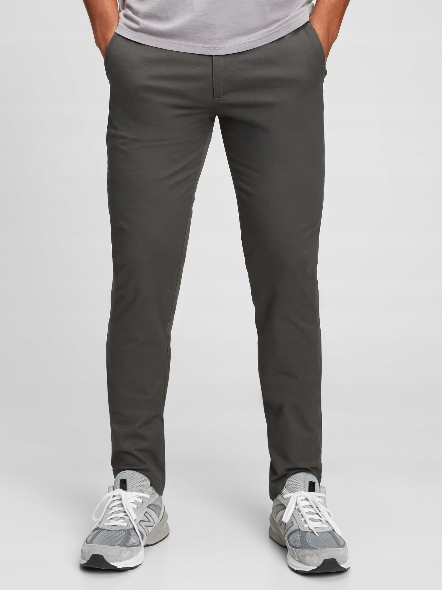 Gap Kalhoty modern khaki skinny černá