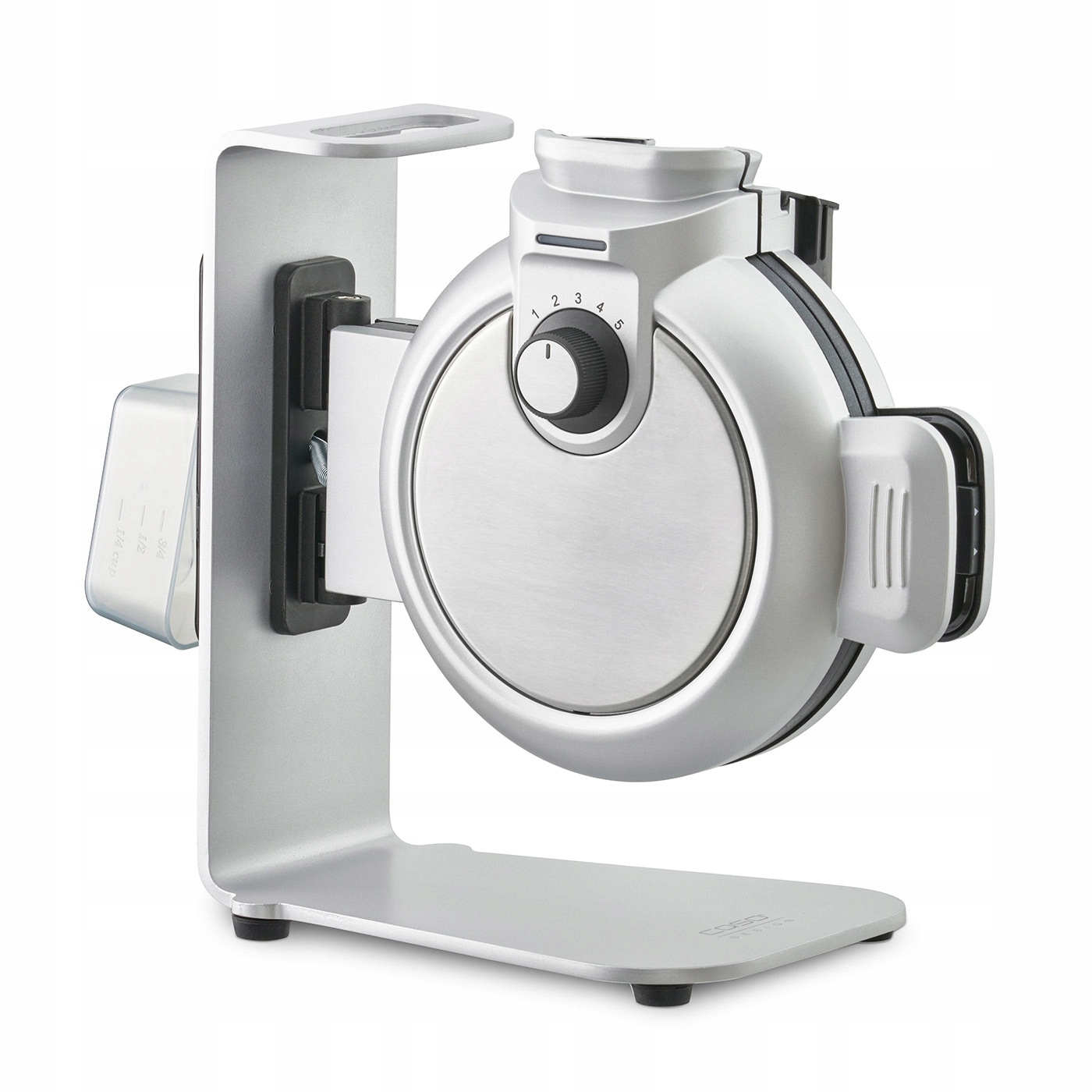 Caso WaffleUp Vaflovač vertikální Stříbrný 800W Kulaté vafle 403C321