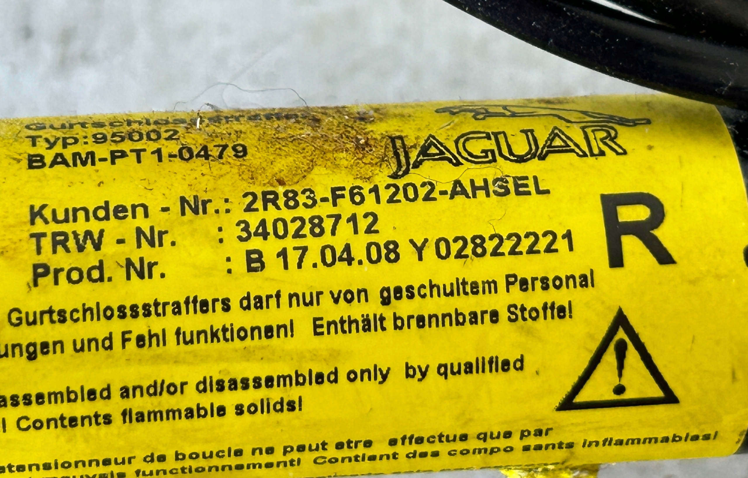 adjuster supports right front JAGUAR XF X250