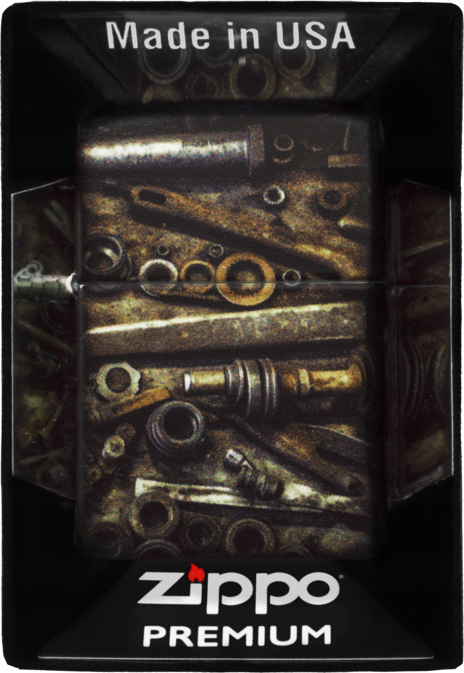 Zapalovač Zippo Vintage Tools Design 60007279 Větruodolný benzínový