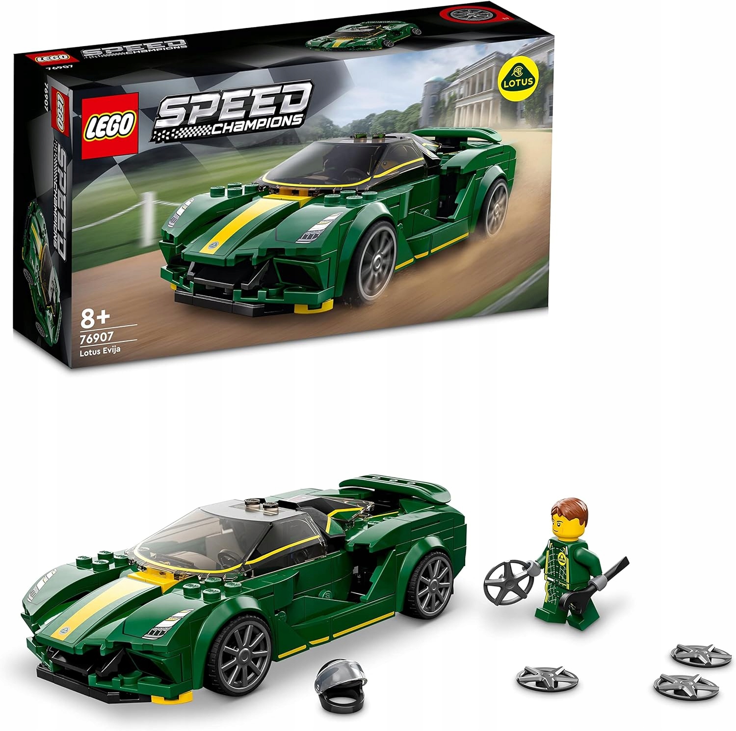 LEGO SPEED CHAMPIONS LOTUS EVIJA 76907 BOLID WYŚCIGÓWKA AUTO NA PREZENT Marka LEGO