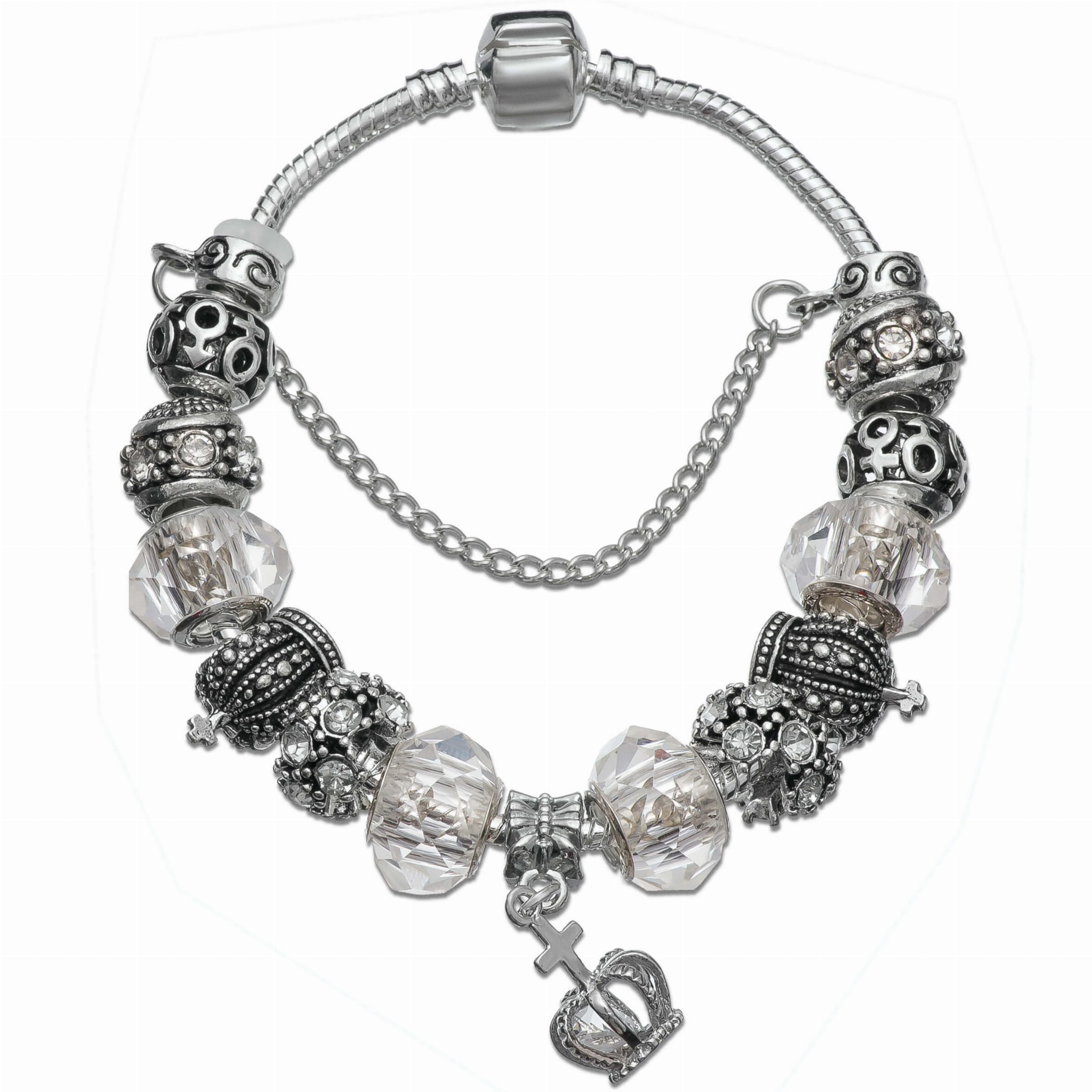 

Srebrna Bransoletka Charms Do Pandora Zestaw