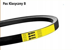 

B-1600 Pas Klasyczny Klinowy B (17x11) Żółty