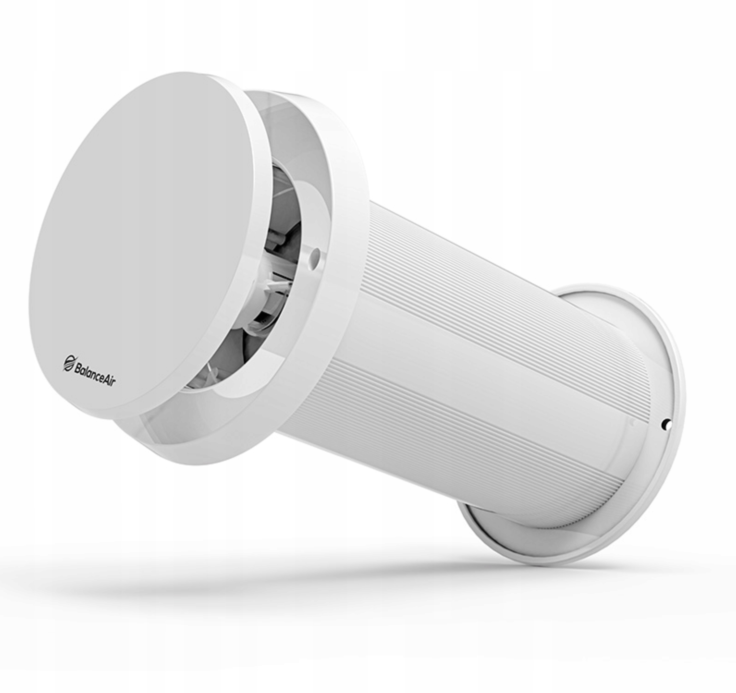 Nawietrzak Ścienny Z Termostatem FI100mm Wydajny 30m3/h Balanceair Prodmax